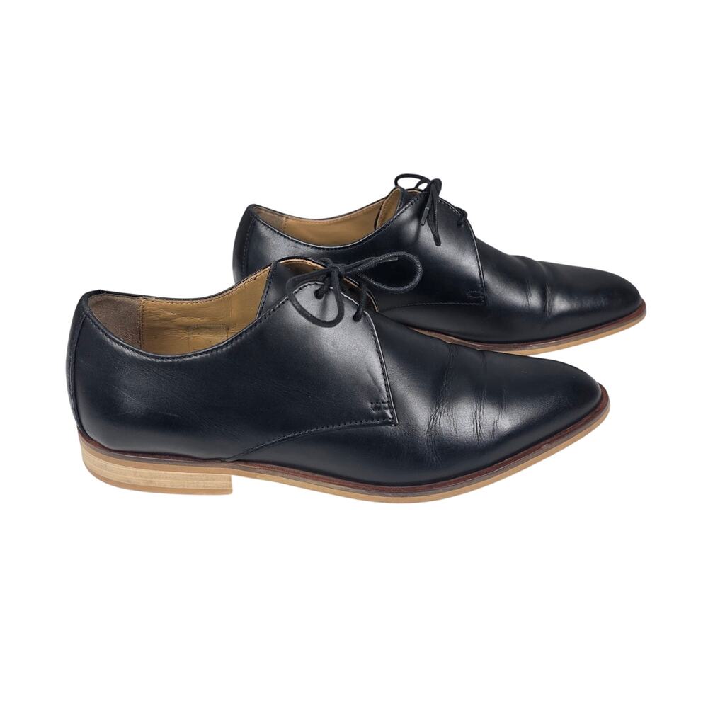 EVERLANE THE MODERN OXFORD – WOMEN’S BLACK LEATHER – MADE IN ITALY – SIZE 7
